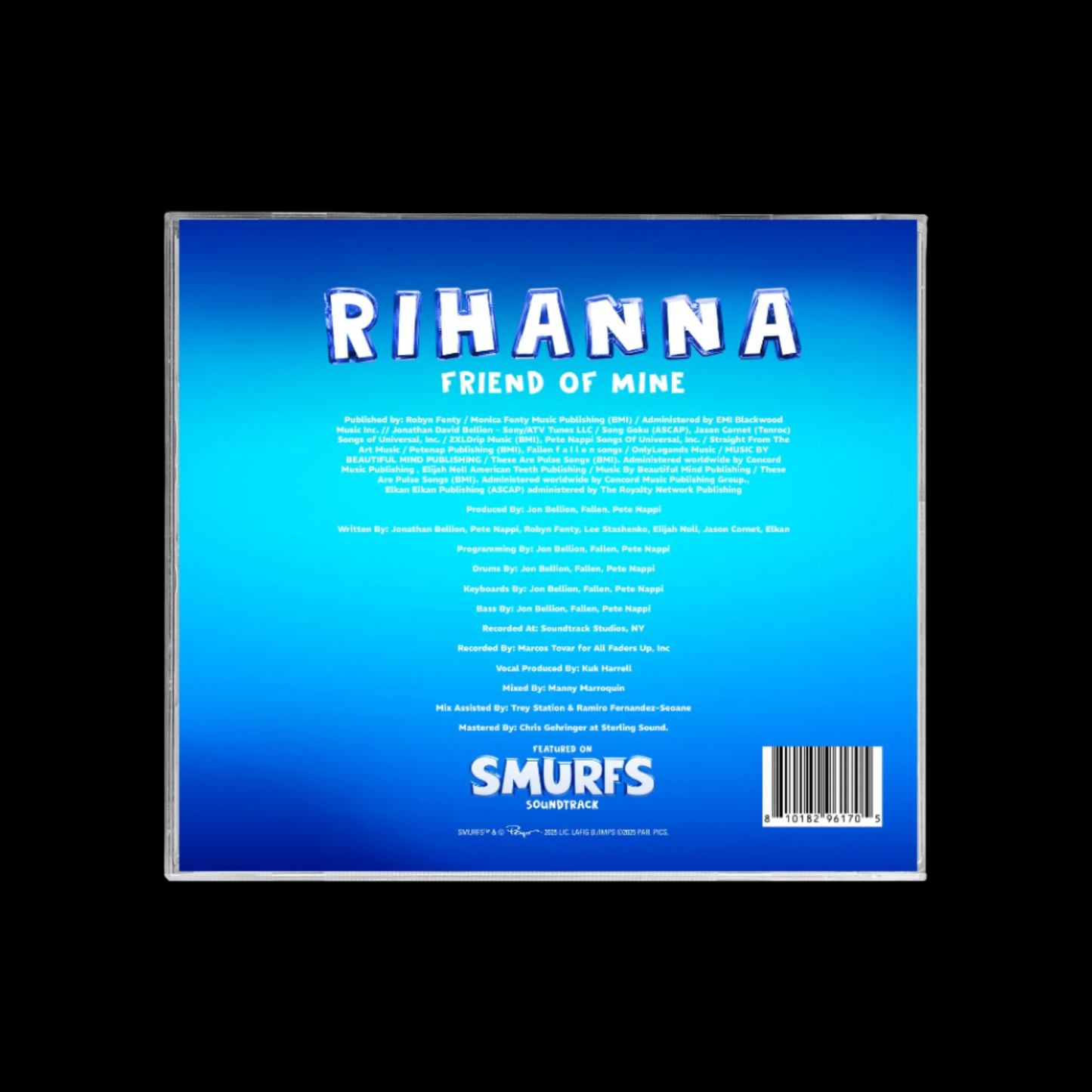 FRIEND OF MINE CD SINGLE BACK